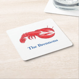 Red Lobster Persoonlijke Partij Kartonnen Onderzetters