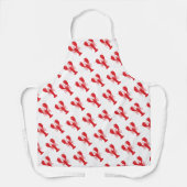 Red Lobster Preppy Coastal Maine Beach Fun Schort (Voorkant)