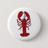 Red Lobster Ronde Button 5,7 Cm (Voorkant)
