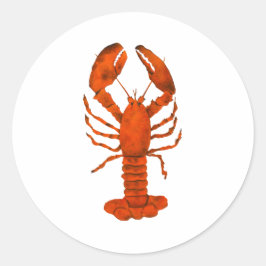 Red Lobster Ronde Sticker