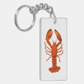 Red Lobster Sleutelhanger (Voorkant Links)