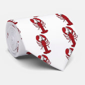 Red Lobster Stropdas (Opgerold)