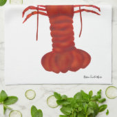 Red Lobster Theedoek (Gevouwen)