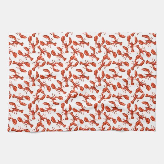 Red Lobster Theedoek (Horizontaal)