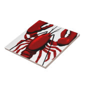 Red Lobster Tile Tegeltje (Zijkant)