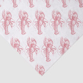Red Lobster Tissuepapier (Detail)