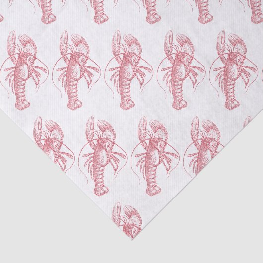 Red Lobster Tissuepapier (Detail)