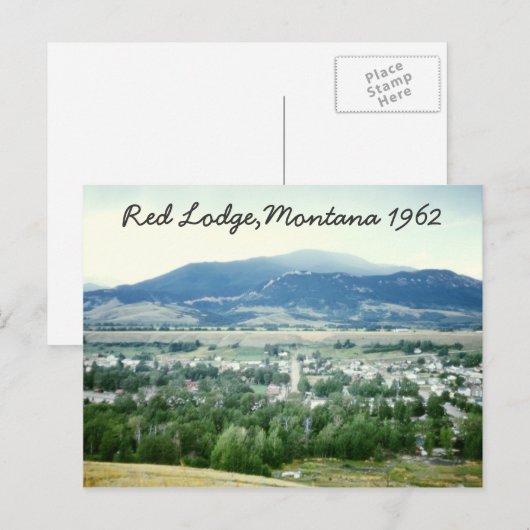 Red Lodge Montana Briefkaarten (Voorkant / Achterkant)