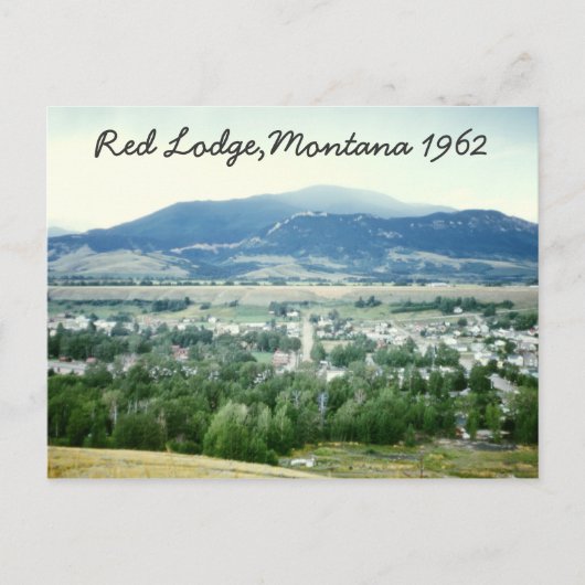 Red Lodge Montana Briefkaarten (Voorkant)
