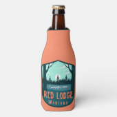 Red Lodge Montana Flesjeskoeler (Fles Voorkant)