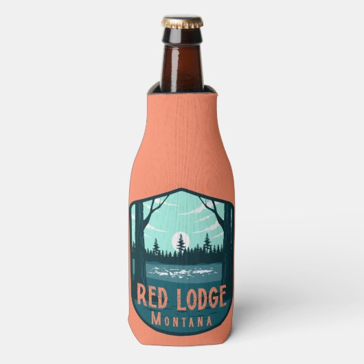 Red Lodge Montana Flesjeskoeler (Fles Voorkant)