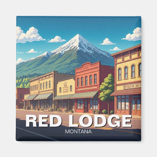 Red Lodge Montana Magneet (Voorkant)