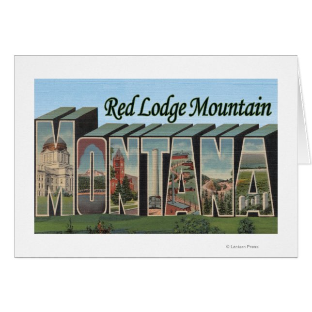 Red Lodge Mountain, Montana (Voorkant Horizontaal)