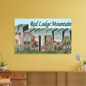 Red Lodge Mountain, Montana Canvas Afdruk (Insitu (Woonkamer))