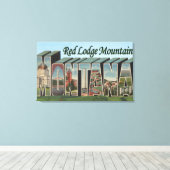 Red Lodge Mountain, Montana Canvas Afdruk (Insitu (Houten vloer))