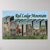 Red Lodge Mountain, Montana Poster (Voorkant)