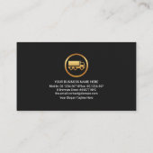 Red Logistics Lines Truck Transport Visitekaartje (Achterkant)