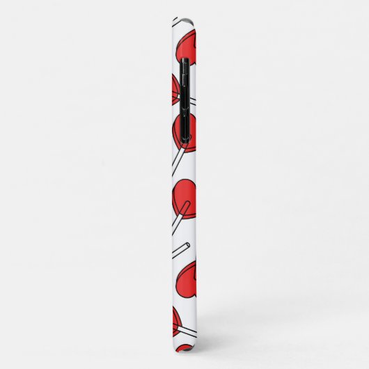 Red Lollipops, Heart Lollipops, Lollipop Pattern Case-Mate iPhone Case (Achterkant/links)