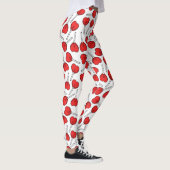 Red Lollipops, Heart Lollipops, Lollipop Pattern Leggings (Rechts)