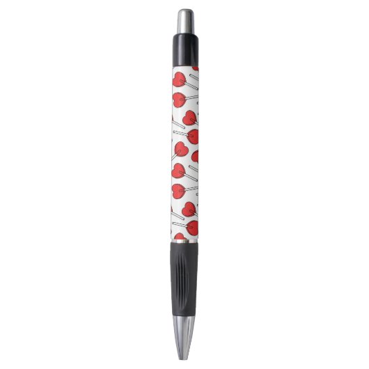 Red Lollipops, Heart Lollipops, Lollipop Pattern Pen (Voorkant Verticaal)