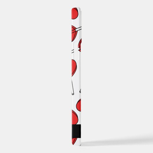 Red Lollipops, Heart Lollipops, Lolly, Your Name iPhone Hoesje (Rechterkant)