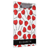 Red Lollipops, Heart Lollipops, Lolly, Your Name Klembord (Rechts)
