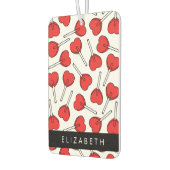 Red Lollipops, Heart Lollipops, Lolly, Your Name Luchtverfrisser (Links)