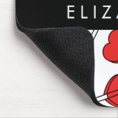 Red Lollipops, Heart Lollipops, Lolly, Your Name Muismat (Hoek)