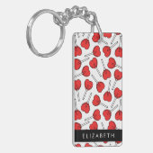 Red Lollipops, Heart Lollipops, Lolly, Your Name Sleutelhanger (Voorkant Links)