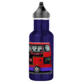 Red London Bus Double Decker Waterfles (Rechts)