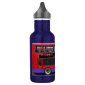 Red London Bus Double Decker Waterfles (Links)