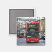 Red London Bus Magneet (Voorkant / Achterkant)