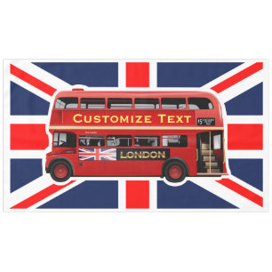 Red London Bus Tafelkleed