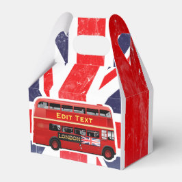 Red London Bus thema Bedankdoosjes