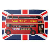 Red London Bus ThMED Badmat (Voorkant)