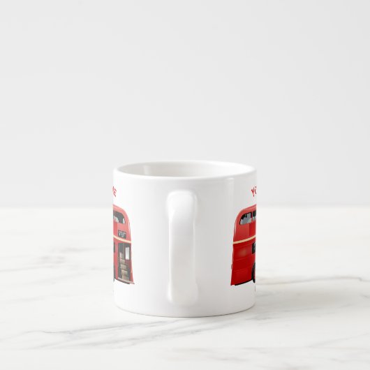 Red London Bus ThMED Espresso Kop (Achterkant)