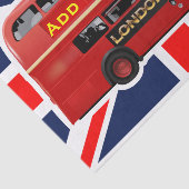 Red London Bus ThMED Tissuepapier (Detail)