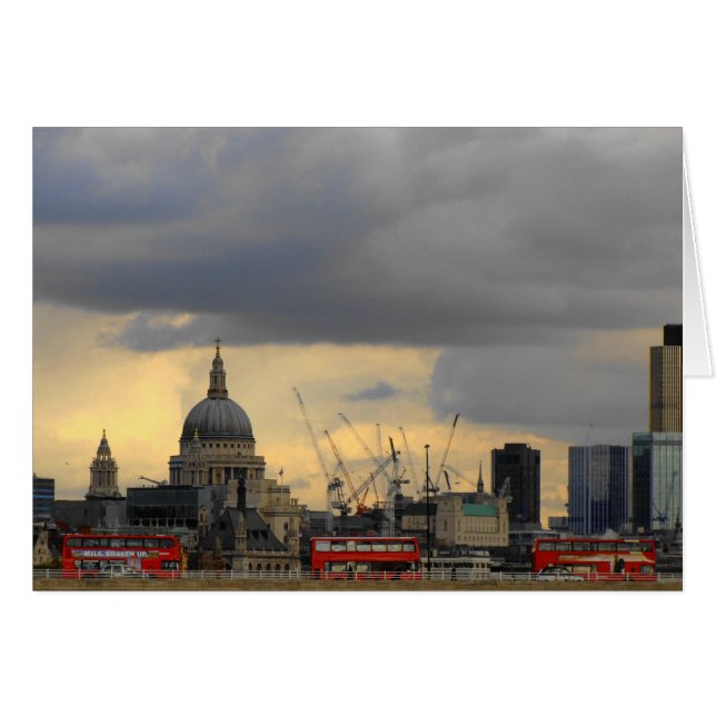 Red London Buses (Voorkant Horizontaal)