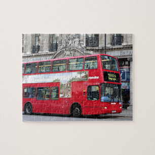 Red London Double Decker Bus, Engeland Legpuzzel