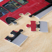 Red London Double Decker Bus, Engeland Legpuzzel (Zijkant)