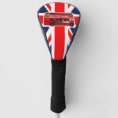 Red London Double Decker Bus Golfheadcover (Voorkant)