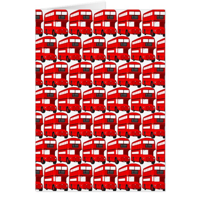 Red London Double Decker Bus Wallpaper (Voorkant)
