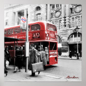 Red London Double Decker Poster (Voorkant)