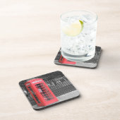 Red London Phonebox Bier Onderzetter (Rechterzijde)