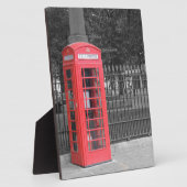 Red London Phonebox Fotoplaat (Zijkant)