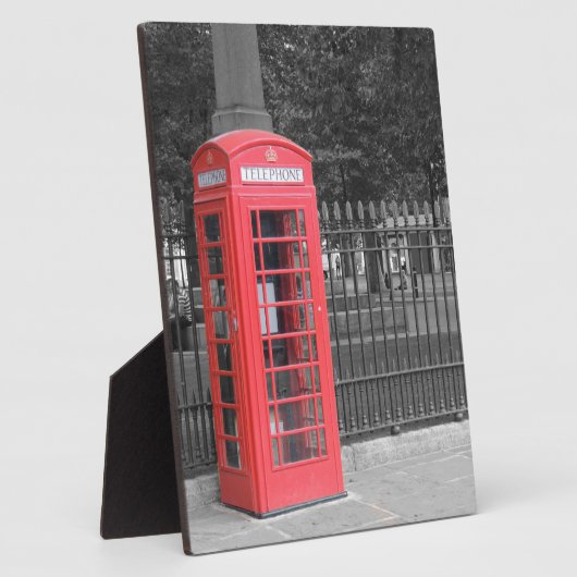 Red London Phonebox Fotoplaat (Zijkant)