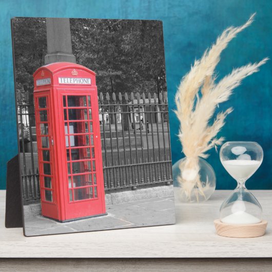 Red London Phonebox Fotoplaat (Zijkant)