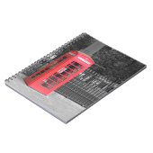 Red London Phonebox Notitieboek (Linkerzijde)