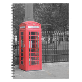Red London Phonebox Notitieboek