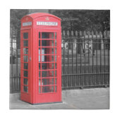Red London Phonebox Tegeltje (Voorkant)